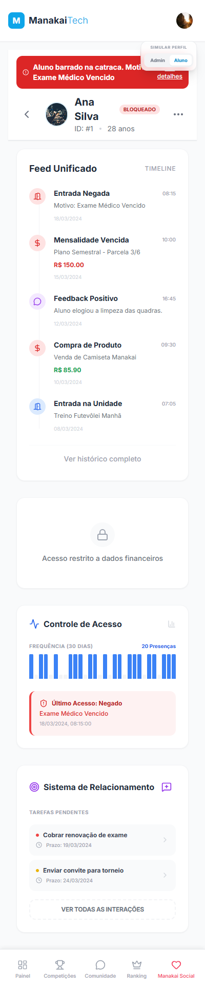 App Visão Aluno